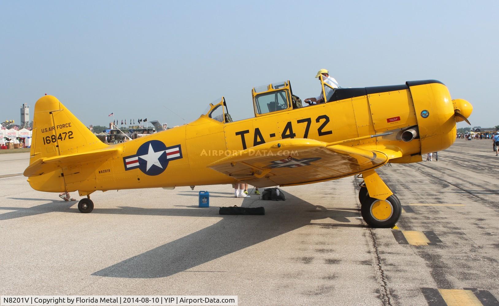 N8201V, North American T-6G Texan C/N 168-472, T-6G Texan