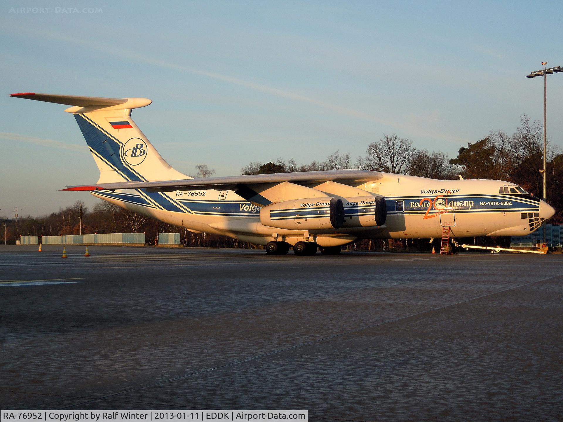 RA-76952, 2010 Ilyushin Il-76TD-90VD C/N 2093422743, Ilyushin Il-76TD-90VD - Volga-Dnepr Airlines - RA-76952 - 11.01.2013 - CGN