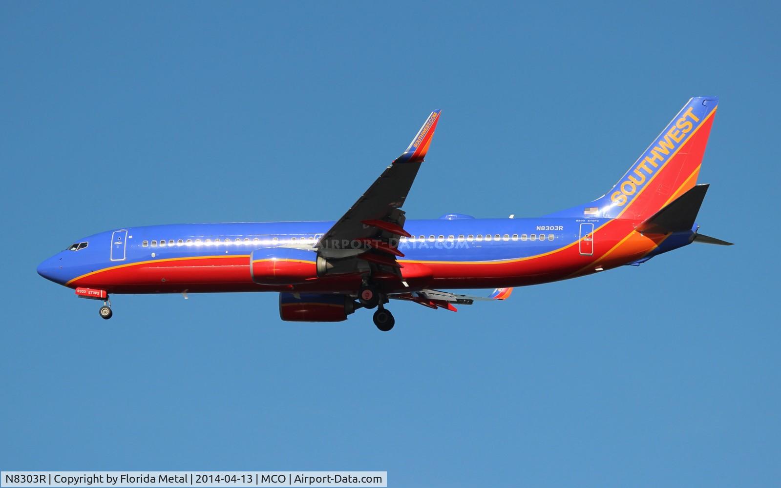 N8303R, 2012 Boeing 737-8H4 C/N 36681, Southwest