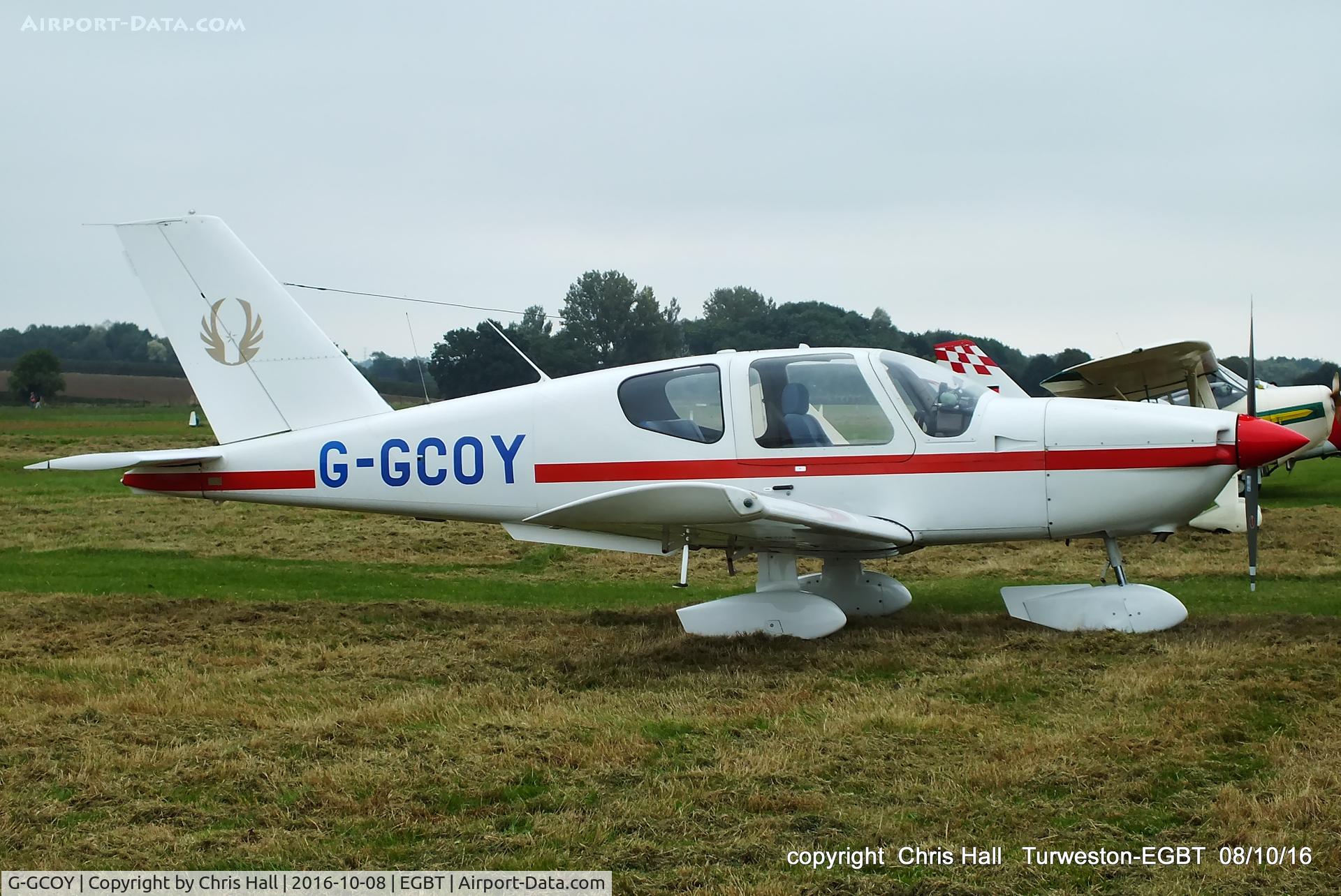 G-GCOY, 1981 Socata TB-9 Tampico C/N 233, at Turweston