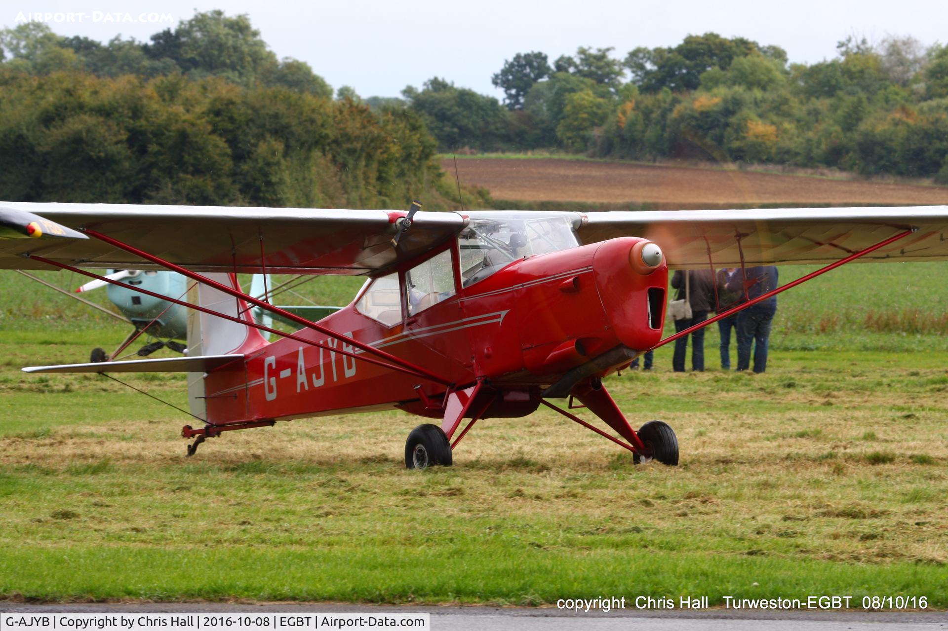 G-AJYB, 1945 Taylorcraft J-1N Alpha C/N 847, at Turweston