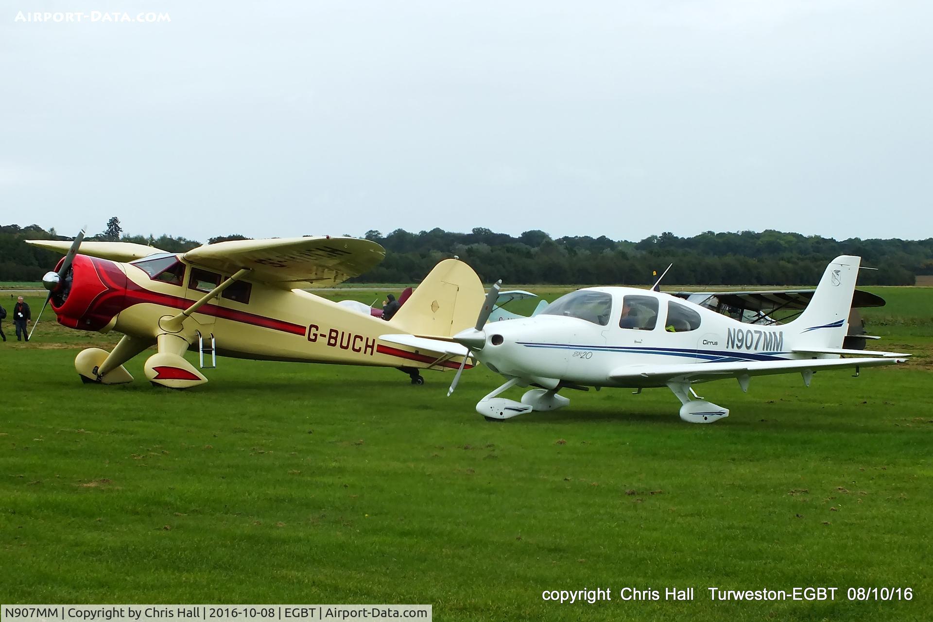 N907MM, 2003 Cirrus SR20 C/N 1270, at Turweston