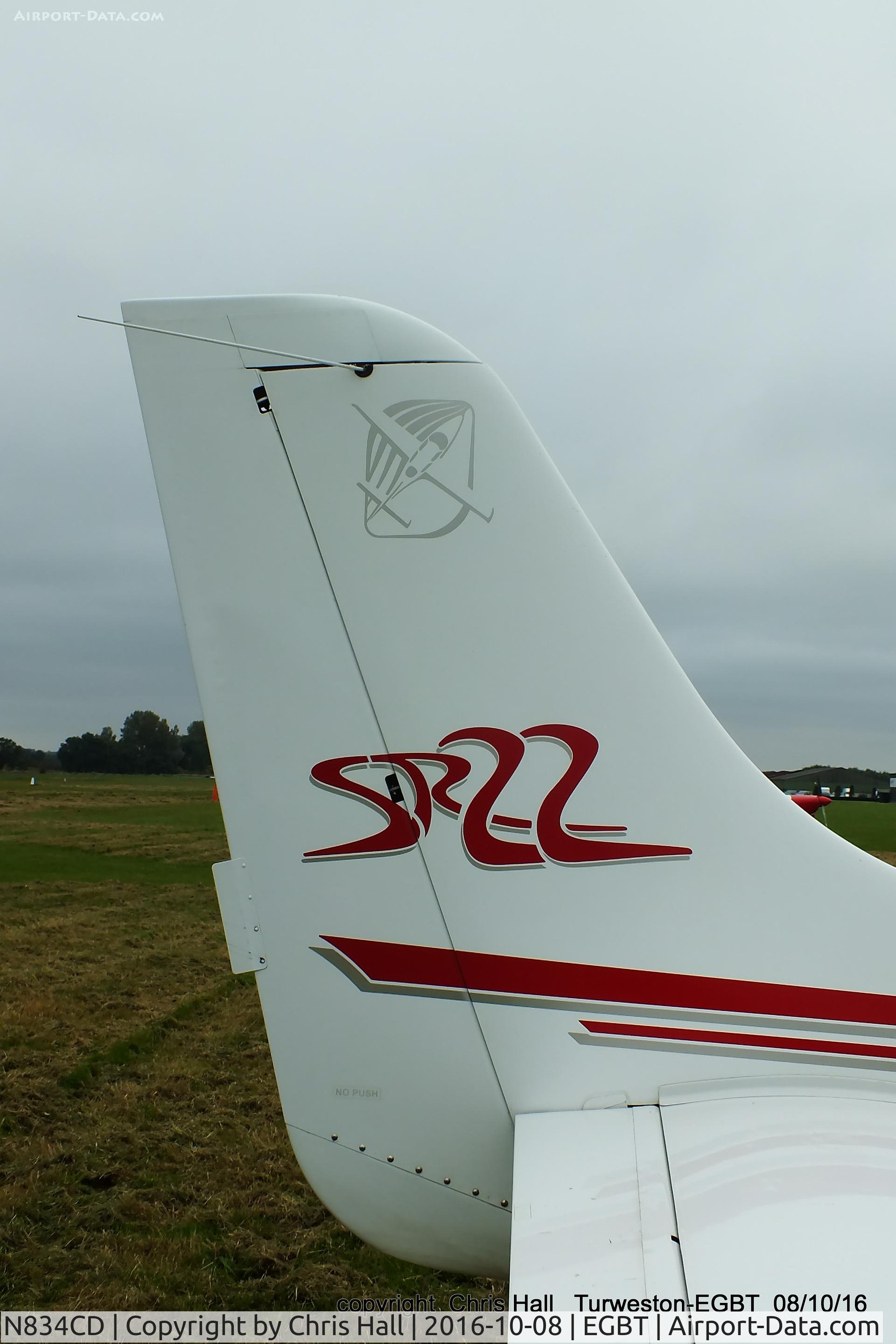 N834CD, 2002 Cirrus SR22 C/N 0168, at Turweston