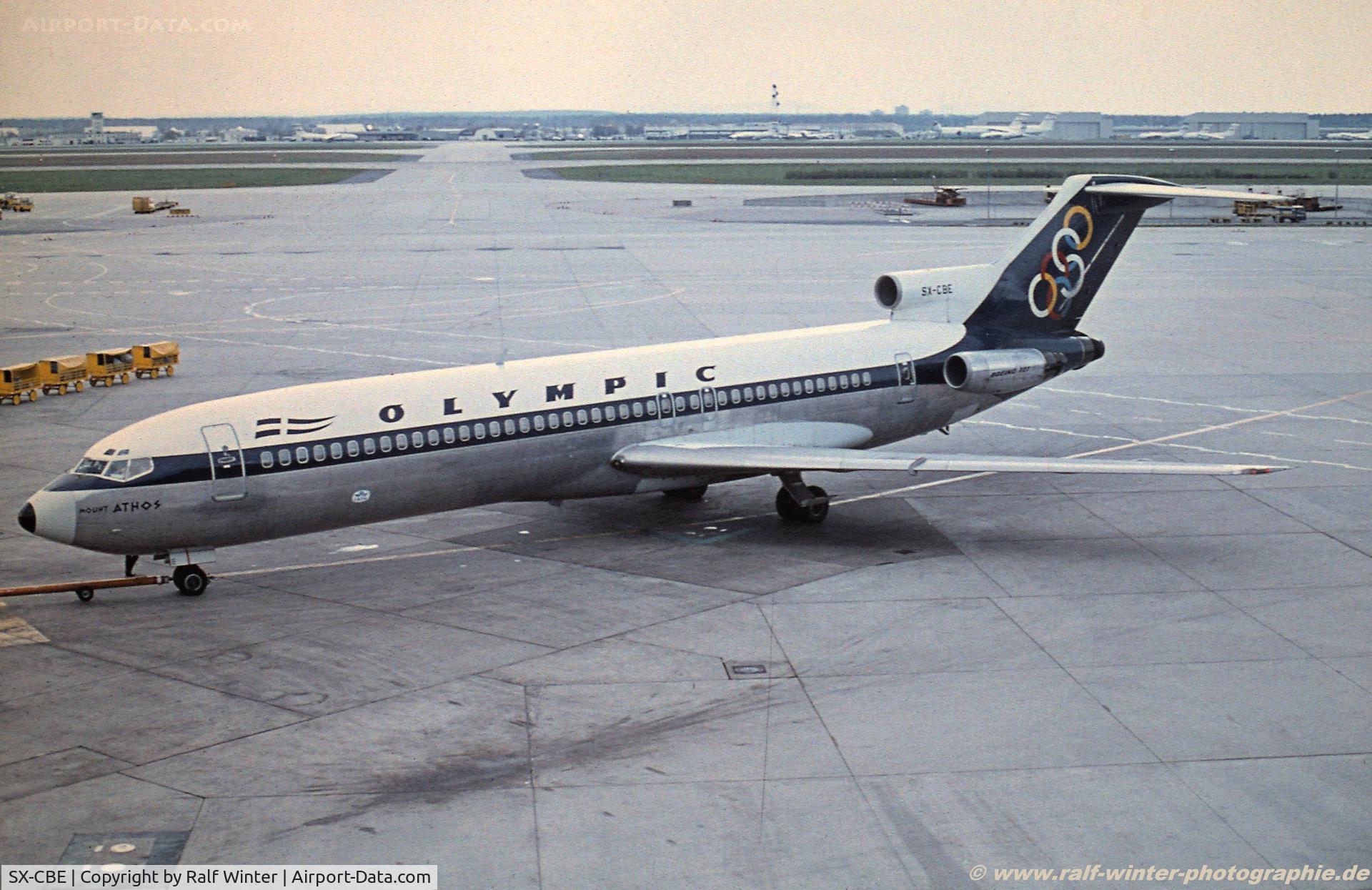 SX-CBE, 1969 Boeing 727-284 C/N 20201/765, Being 727-284 - Olymic Airways 'Mount Athos' - SX-CBE