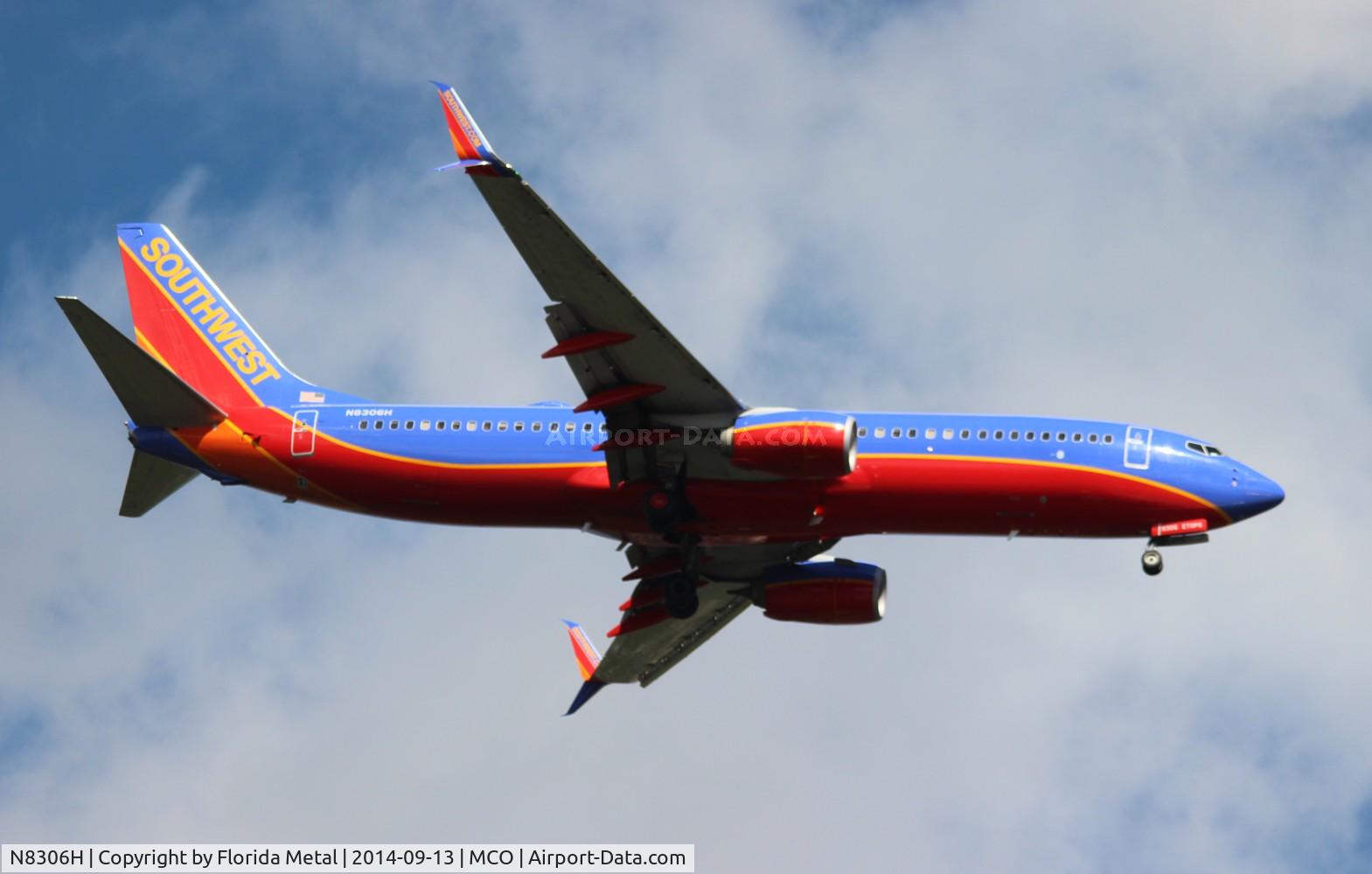 N8306H, 2012 Boeing 737-8H4 C/N 36983, Southwest