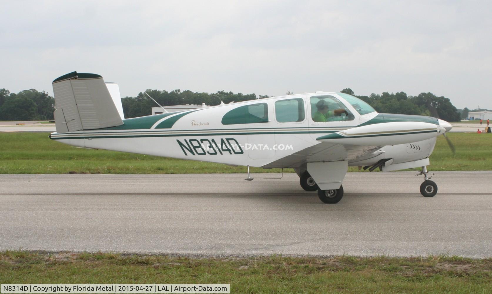 N8314D, 1958 Beech J35 Bonanza C/N D-5439, J35 Bonanza