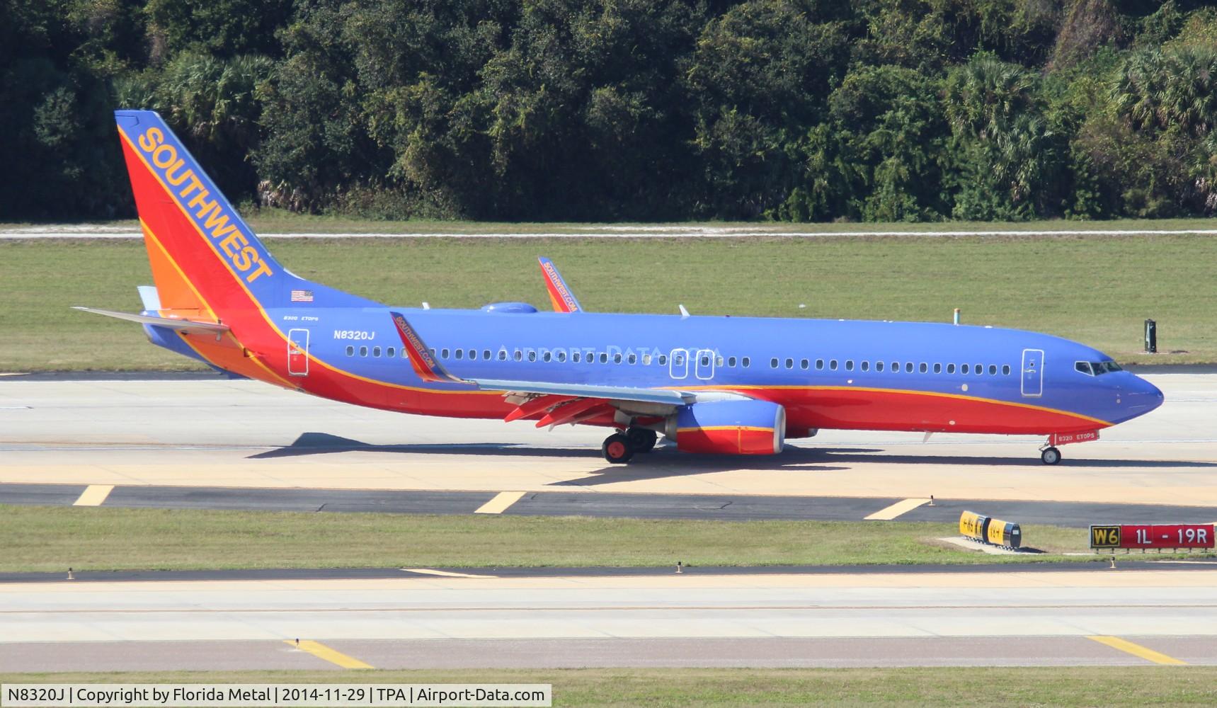N8320J, 2012 Boeing 737-8H4 C/N 36686, Southwest