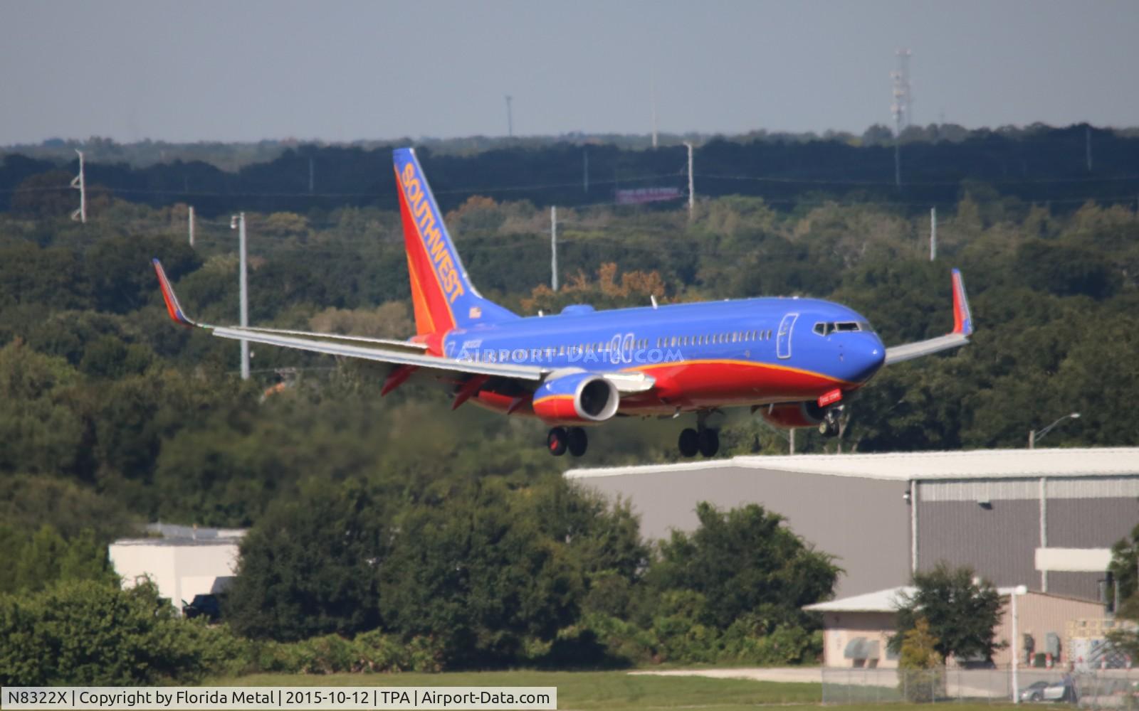 N8322X, 2012 Boeing 737-8H4 C/N 36997, Southwest