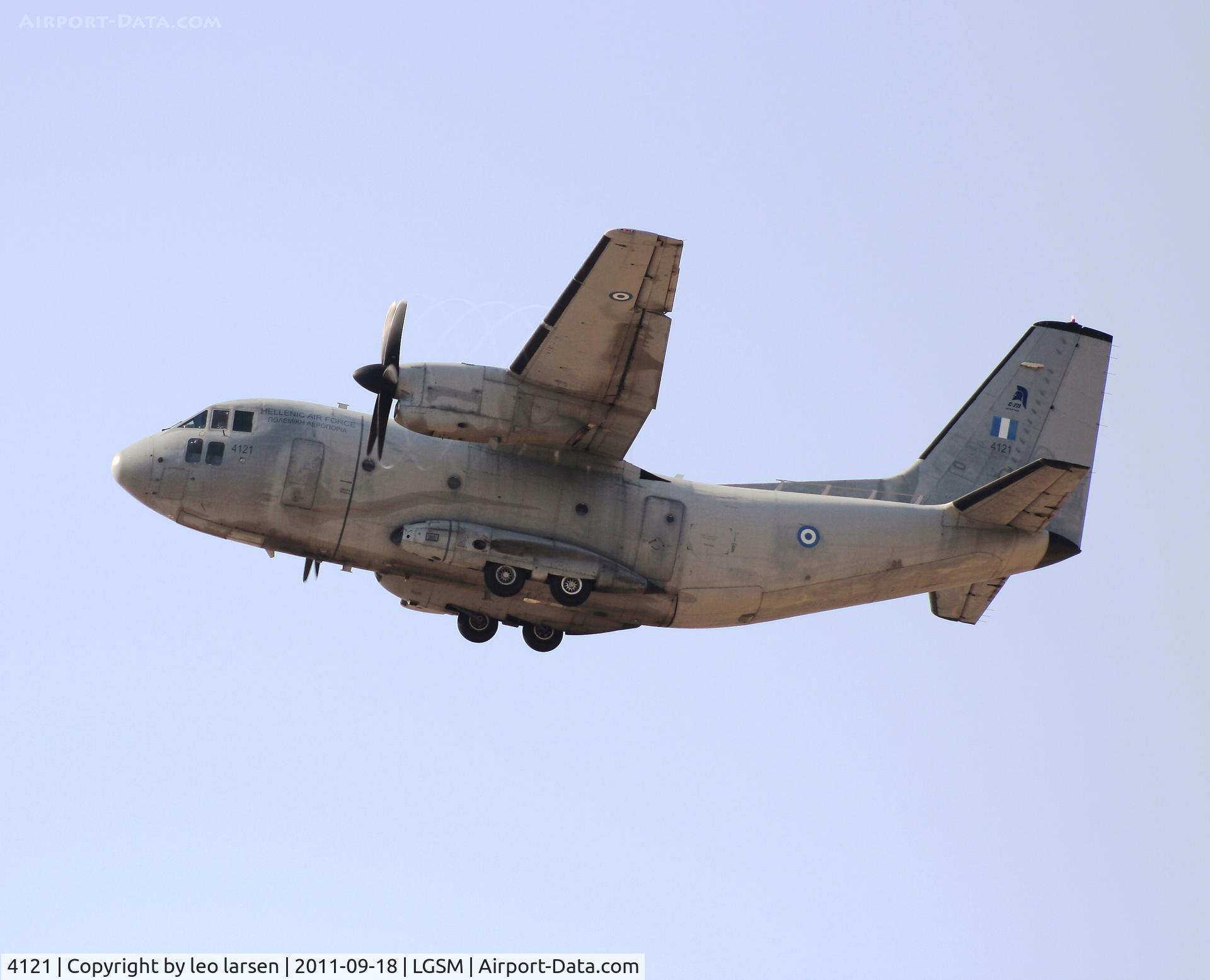 4121, 2008 Alenia C-27J Spartan C/N 4121/HA004, Samos 18.9.11