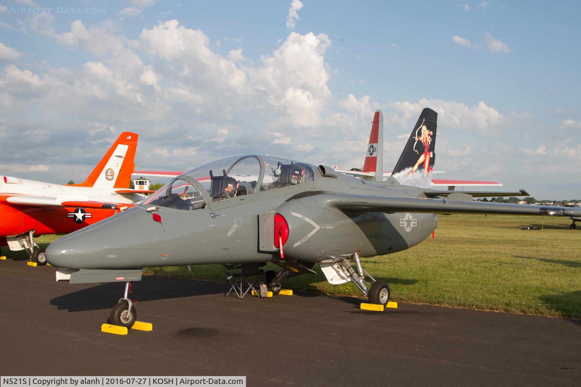 N521S, SIAI-Marchetti S-211 C/N 032/02-021, In the warbird park at AirVenture 2016