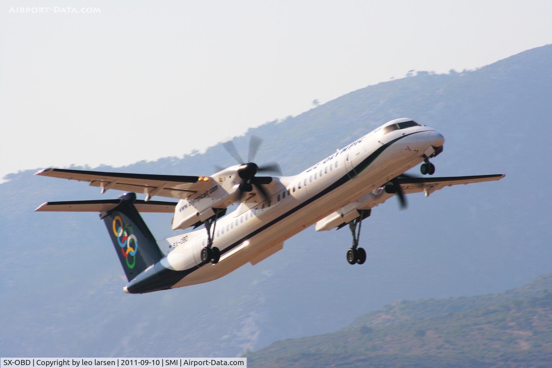 SX-OBD, 2010 De Havilland Canada DHC-8-402Q Dash 8 C/N 4311, Samos 10.9.2011