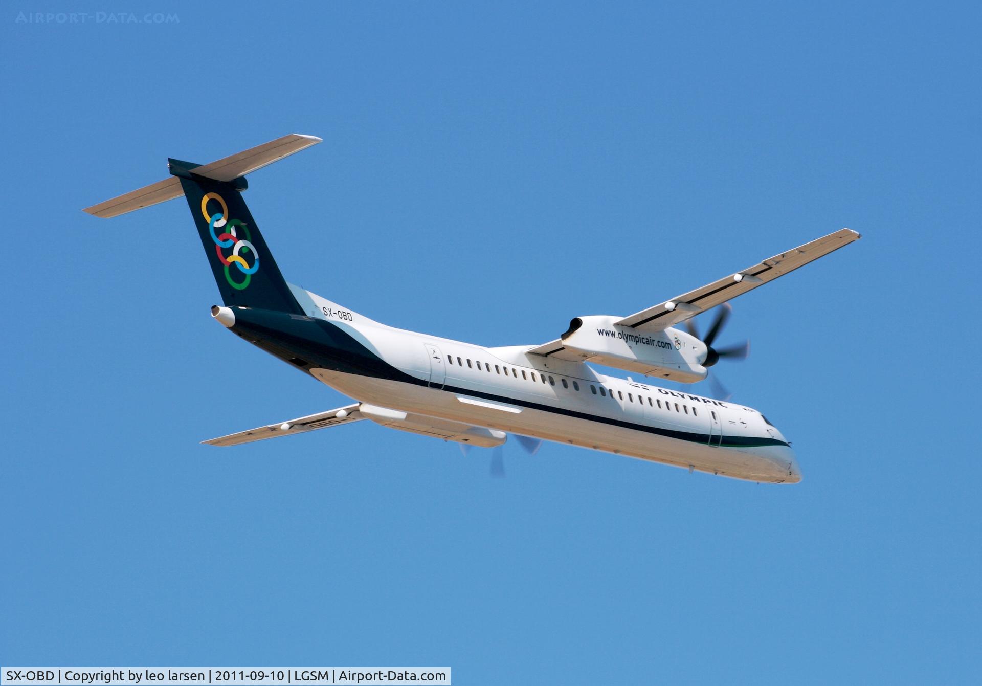SX-OBD, 2010 De Havilland Canada DHC-8-402Q Dash 8 C/N 4311, Samos 10.9.2011