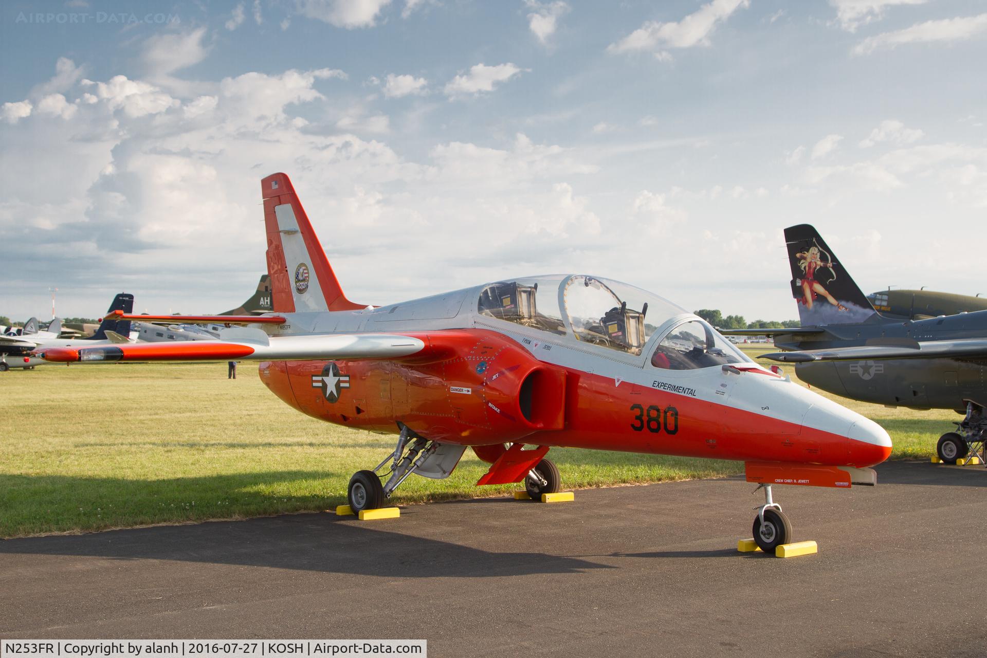 N253FR, 1985 SIAI-Marchetti S-211 C/N 004/02-001, In the warbird park at AirVenture 2016