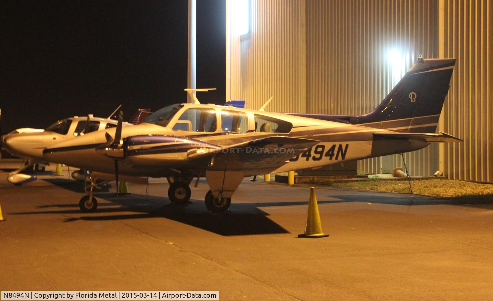 N8494N, 1968 Beech 95-B55 (T42A) Baron C/N TC-1113, Beech 55