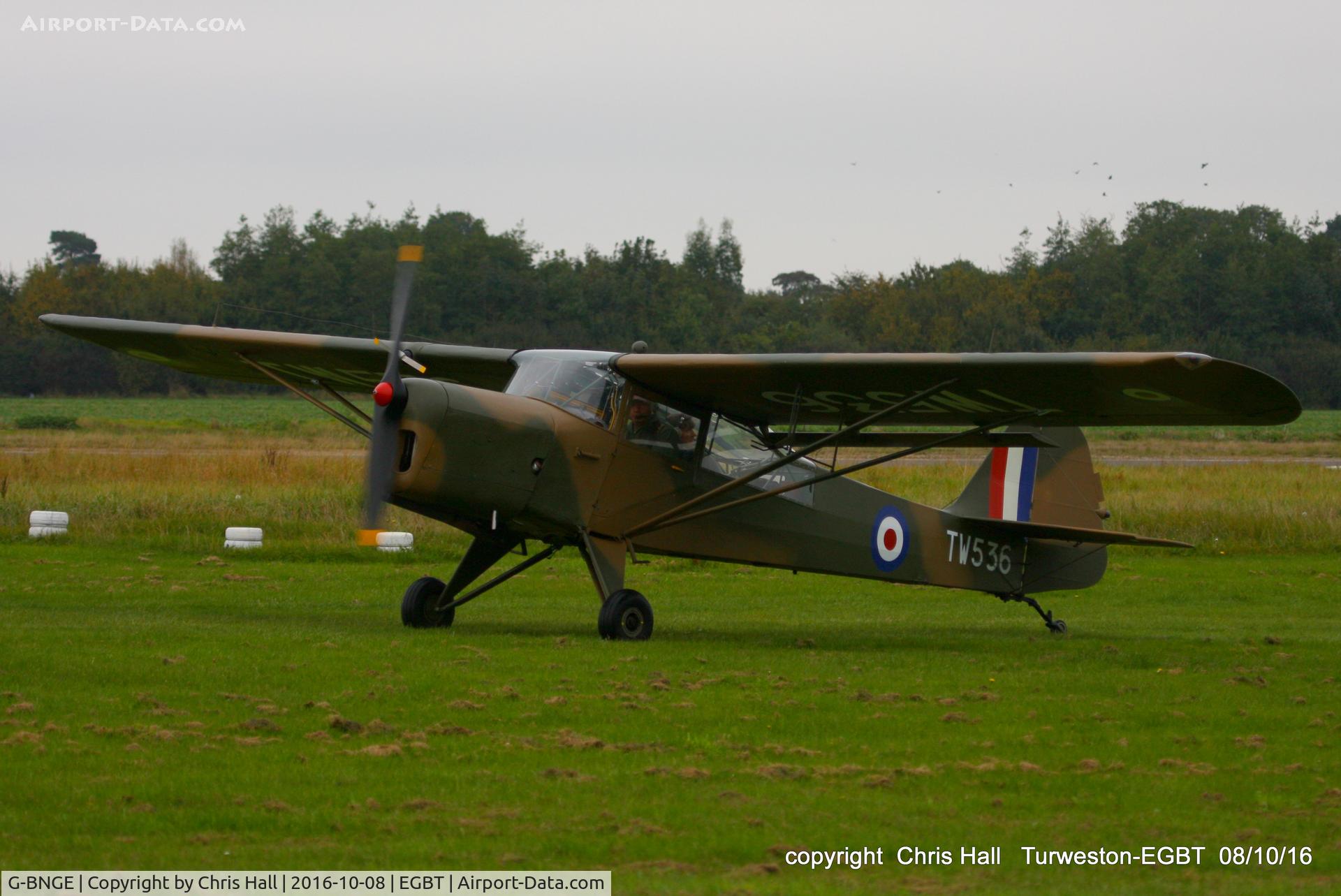 G-BNGE, 1946 Auster AOP.6 C/N 1925, at Turweston