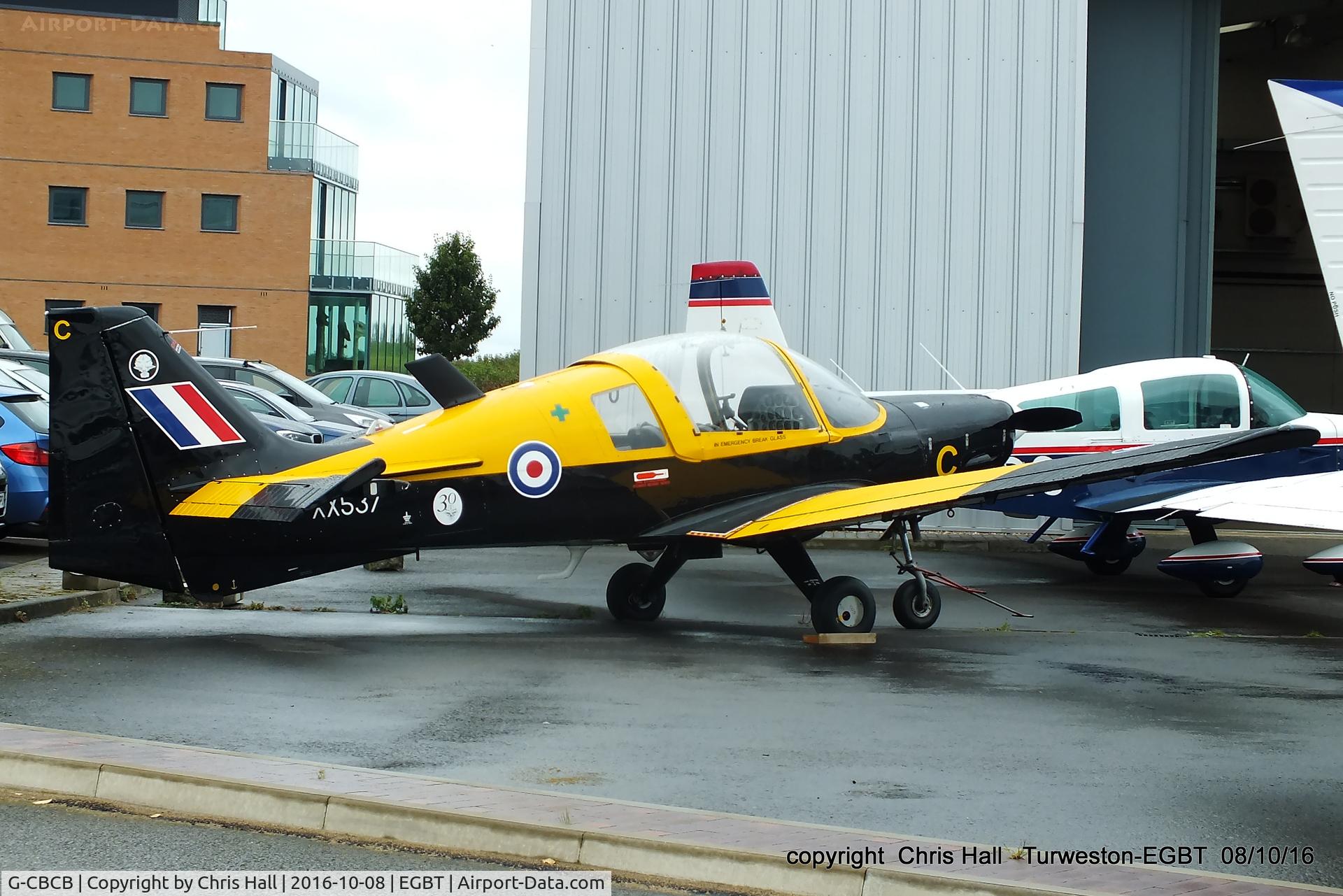G-CBCB, 1973 Scottish Aviation Bulldog T.1 C/N BH.120/223, at Turweston