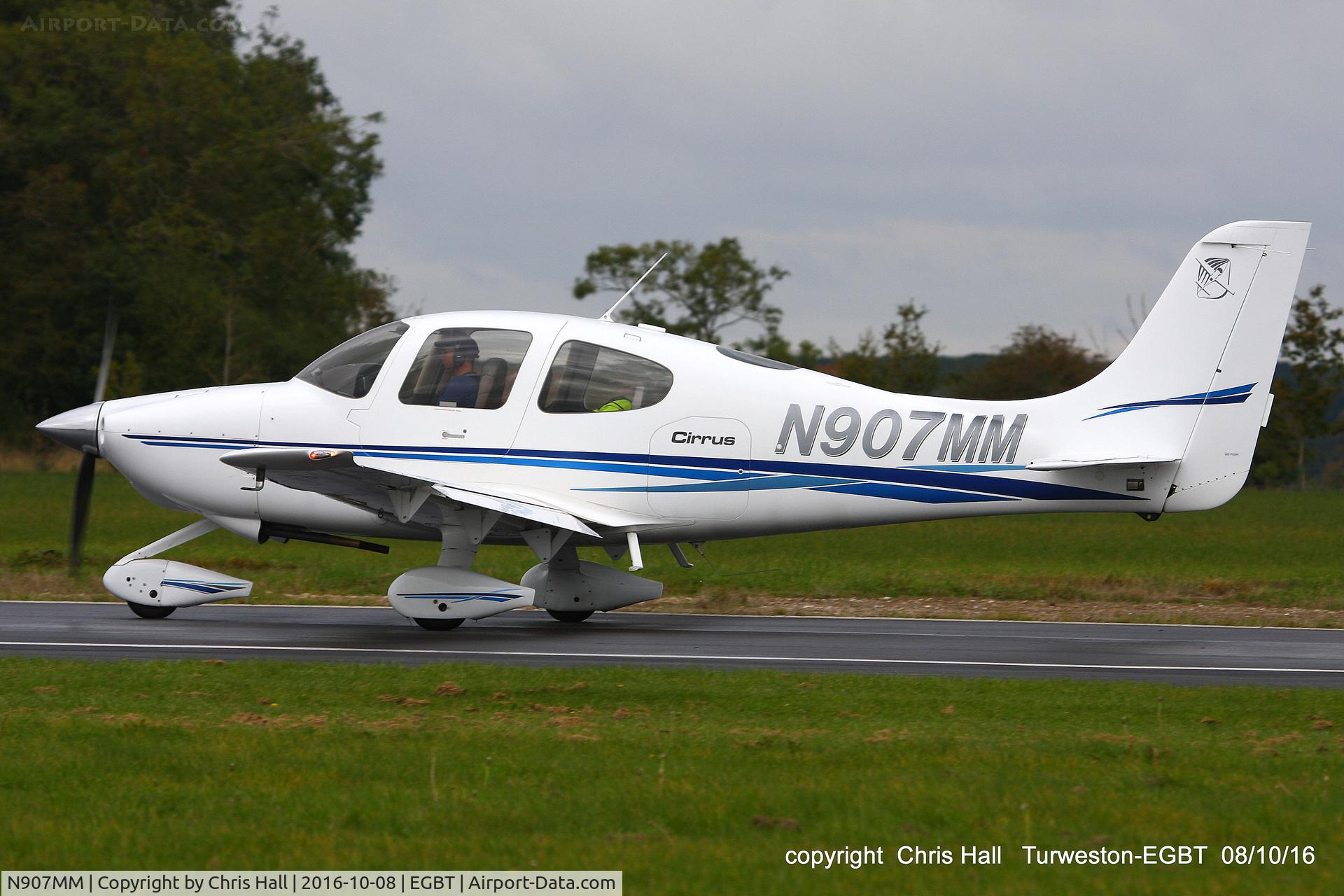 N907MM, 2003 Cirrus SR20 C/N 1270, at Turweston