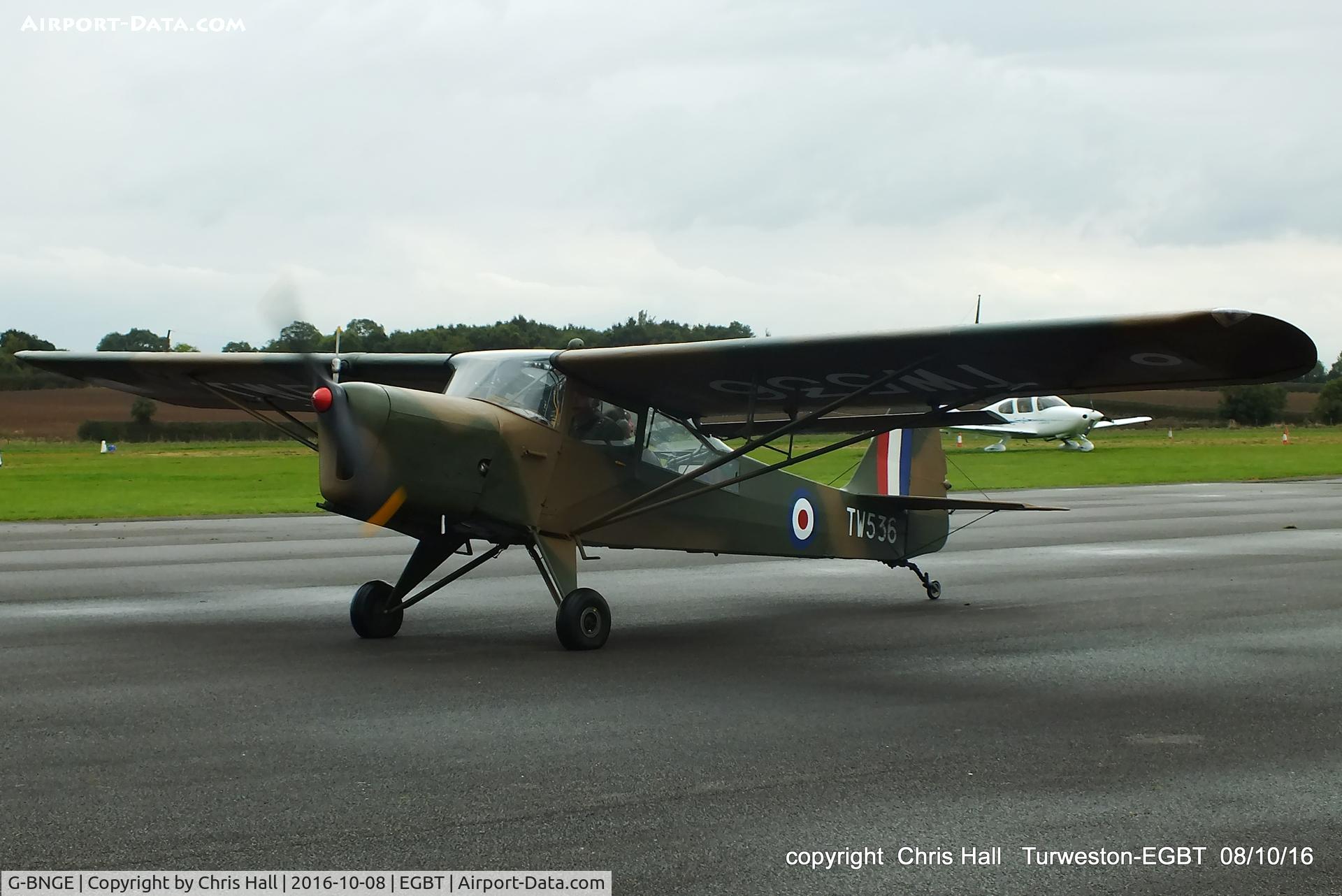 G-BNGE, 1946 Auster AOP.6 C/N 1925, at Turweston