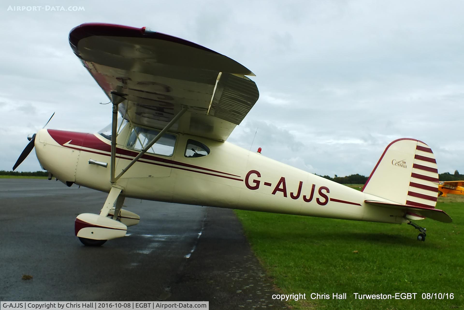 G-AJJS, 1947 Cessna 120 C/N 13047, at Turweston