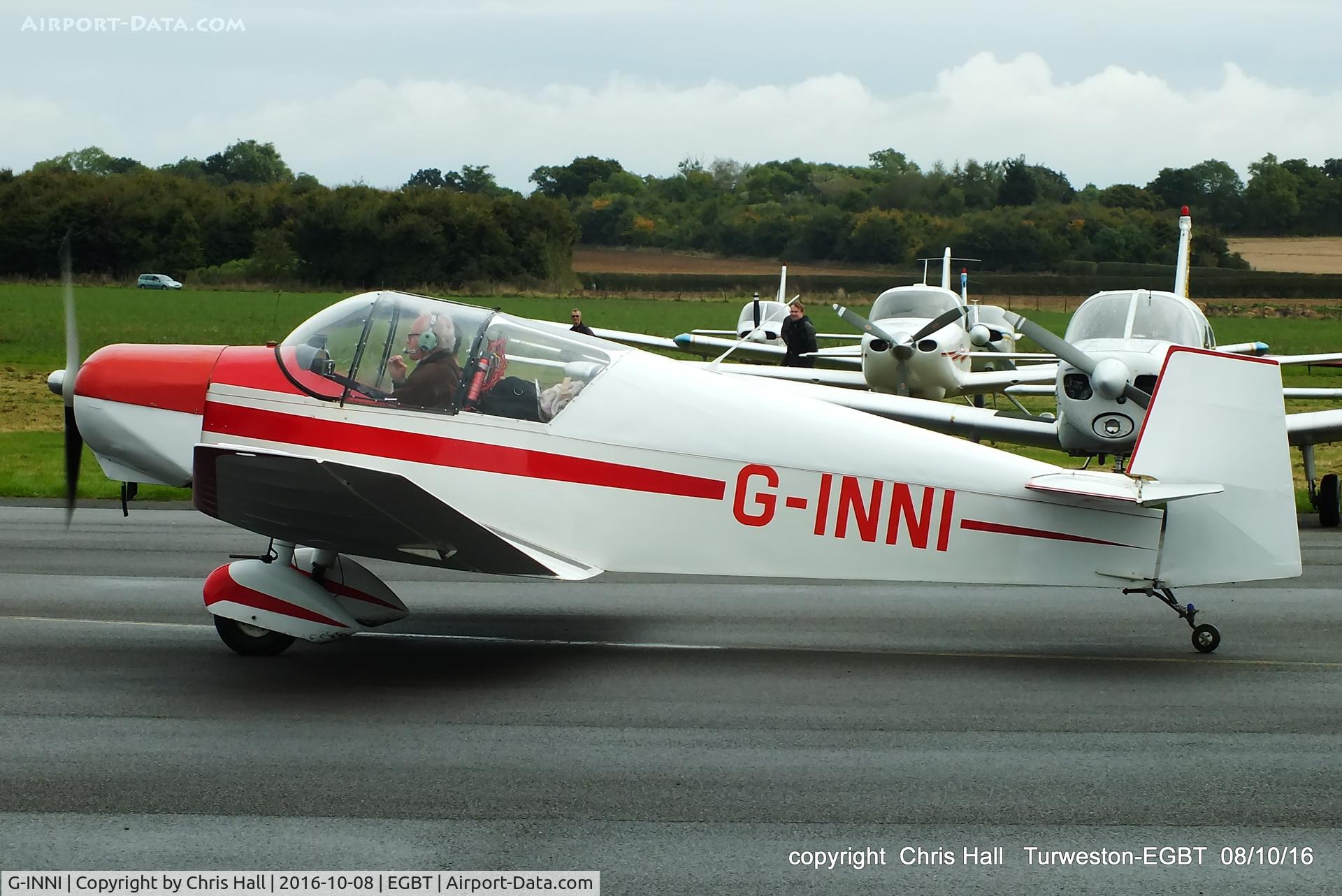 G-INNI, 1956 Wassmer (Jodel) D-112 Club C/N 540, at Turweston