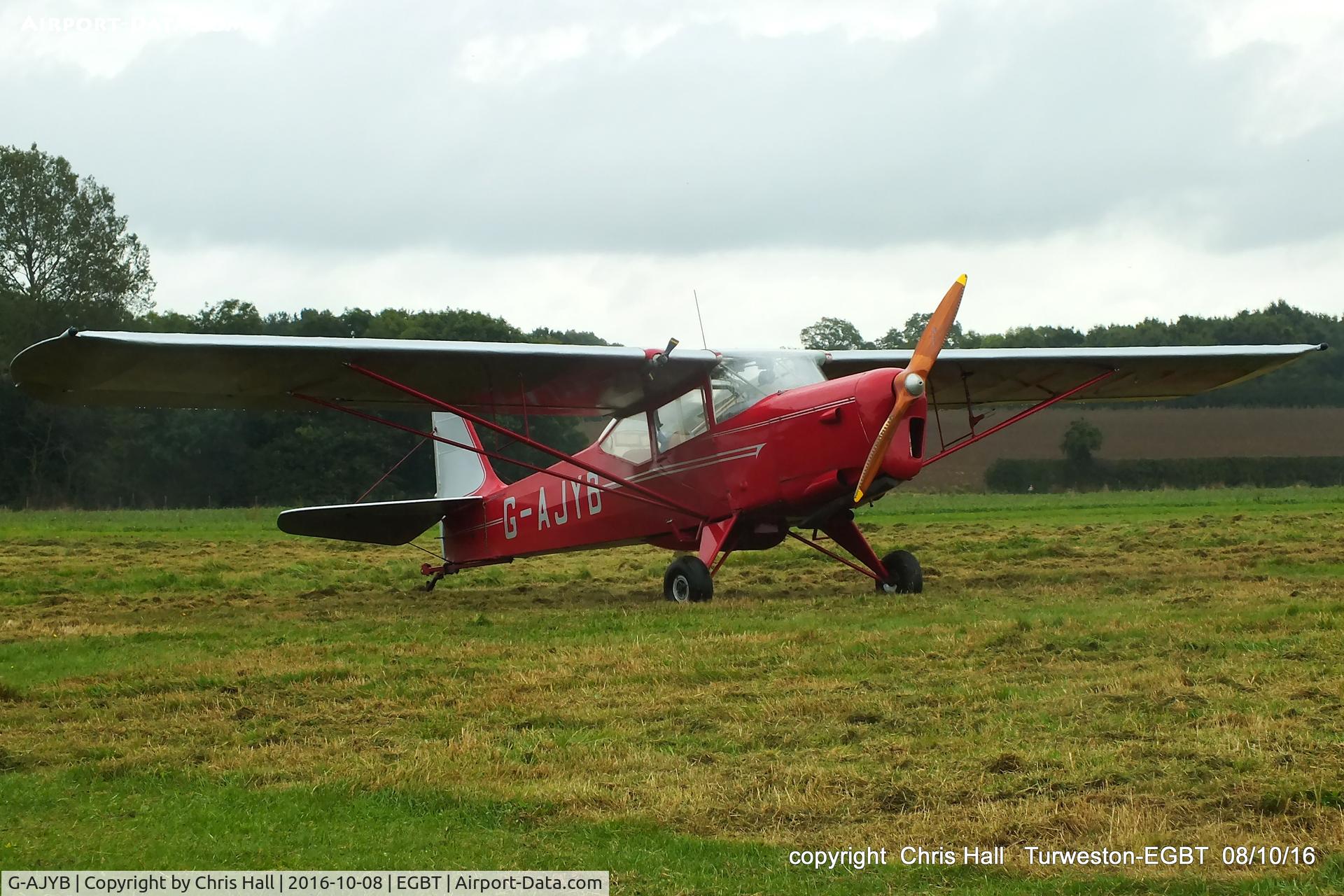 G-AJYB, 1945 Taylorcraft J-1N Alpha C/N 847, at Turweston