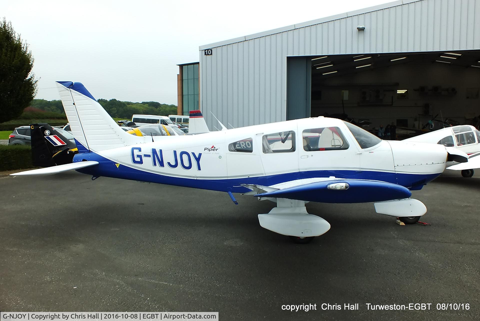 G-NJOY, 1982 Piper PA-28-181 Archer II C/N 28-8290049, at Turweston