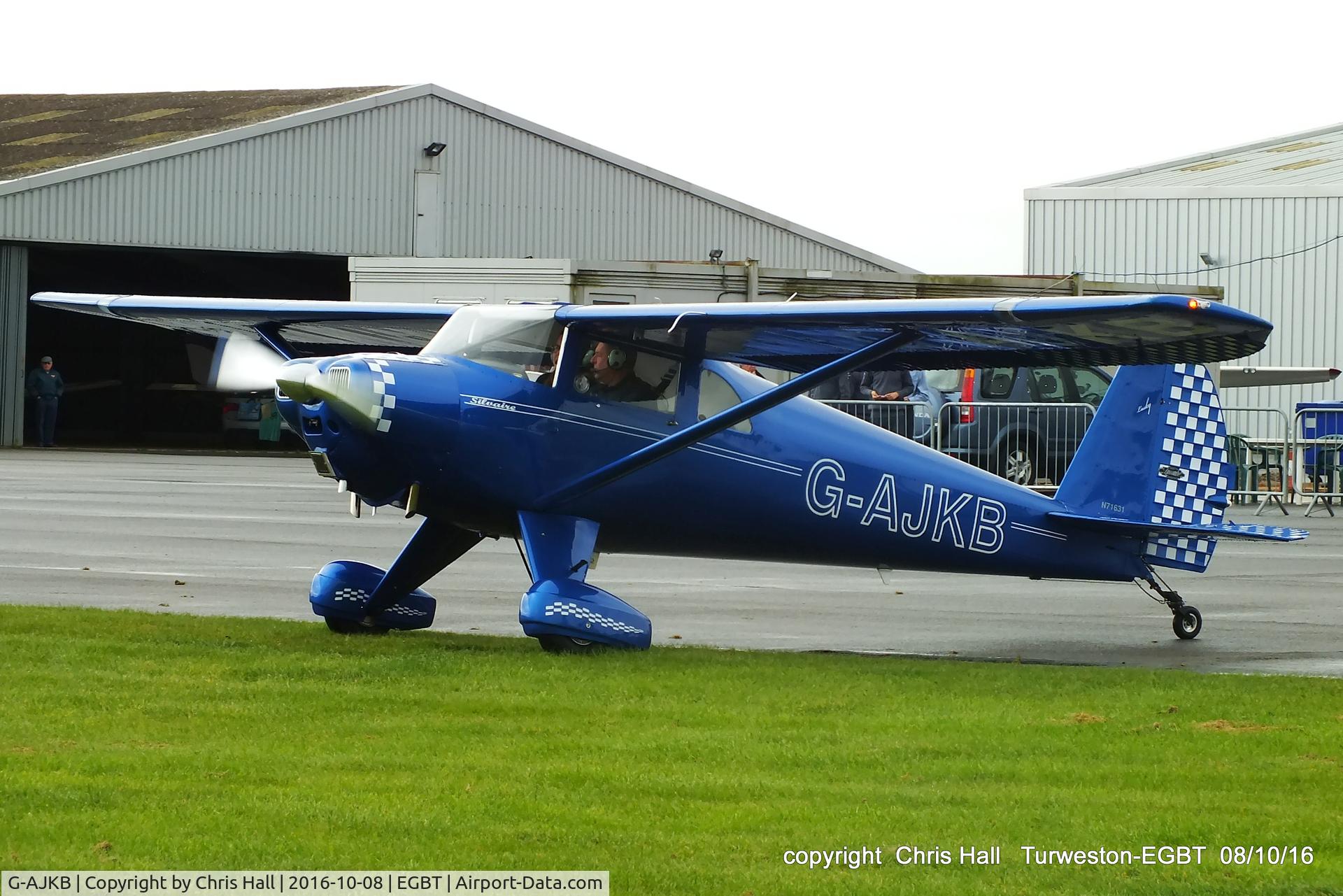 G-AJKB, 1946 Luscombe 8E Silvaire C/N 3058, at Turweston