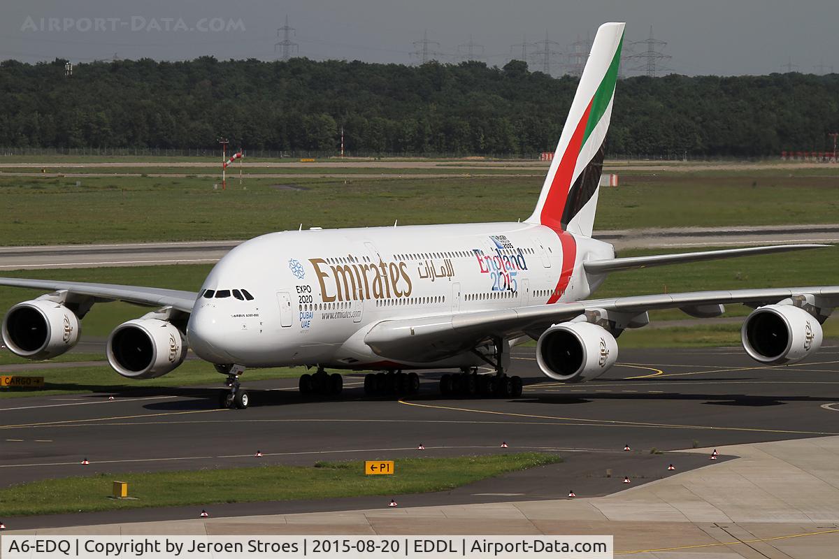 A6-EDQ, 2011 Airbus A380-861 C/N 080, Dusseldorf
