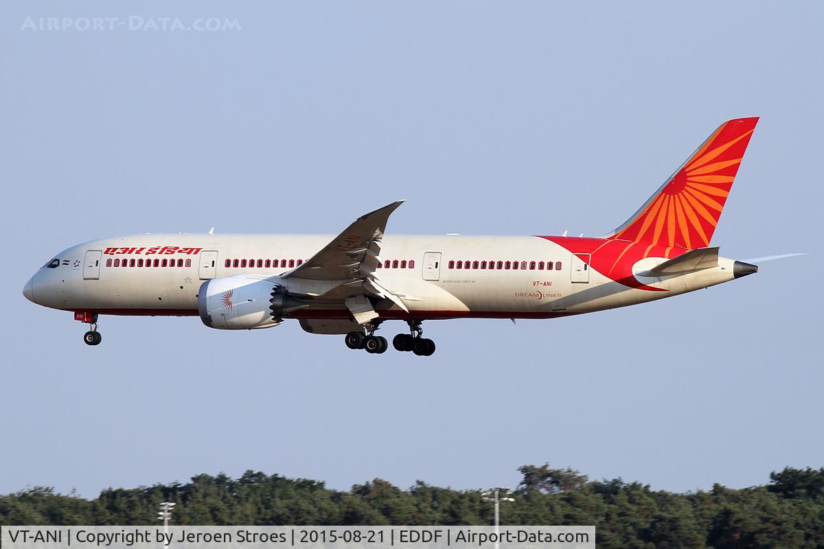 VT-ANI, 2012 Boeing 787-8 Dreamliner C/N 36277, FRANKFURT