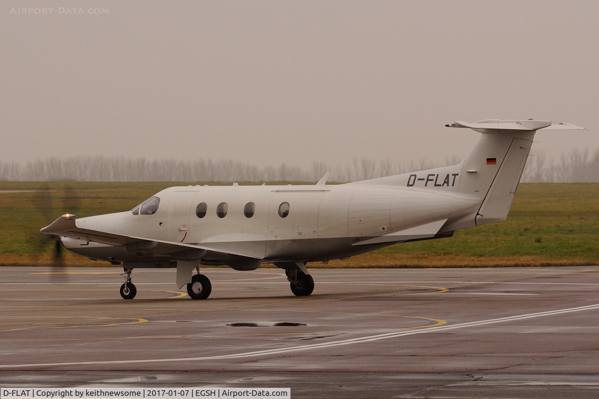 D-FLAT, 2014 Pilatus PC-12/47E C/N 1487, Nice Arrival.