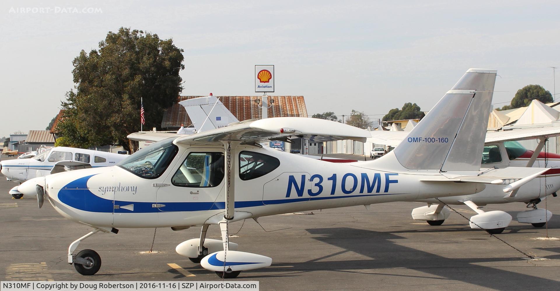 N310MF, 2002 OMF 100-160 Symphony C/N 0031, 2002 Ostmechlenburgische Fleugzeugbau Gmbh OMF-100-160 SYMPHONY, Lycoming O-320-D2J 160 Hp, Standard class