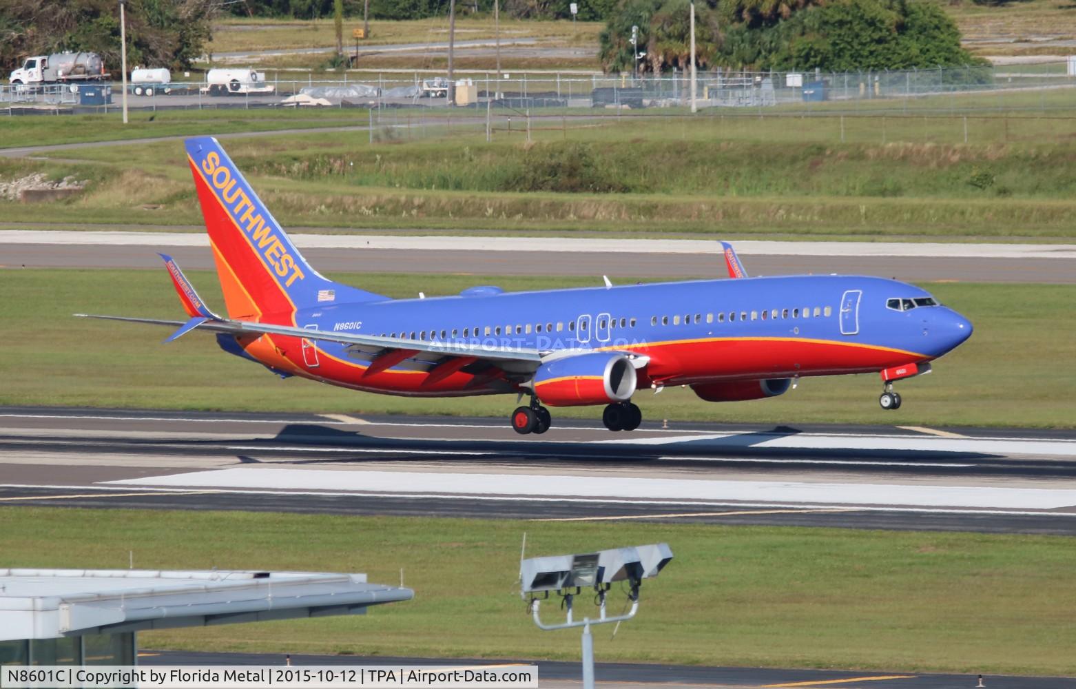 N8601C, 2012 Boeing 737-8H4 C/N 38874, Southwest