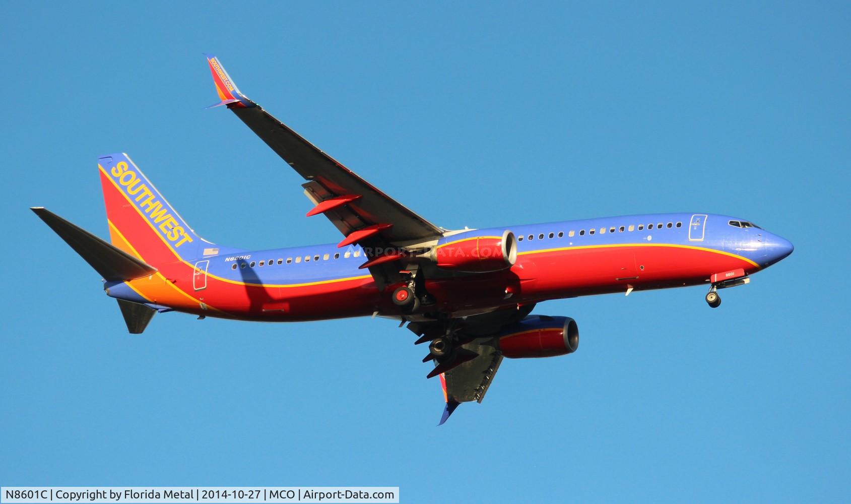 N8601C, 2012 Boeing 737-8H4 C/N 38874, Southwest