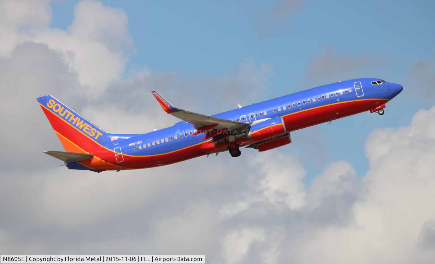 N8605E, 2012 Boeing 737-8H4 C/N 36891, Southwest