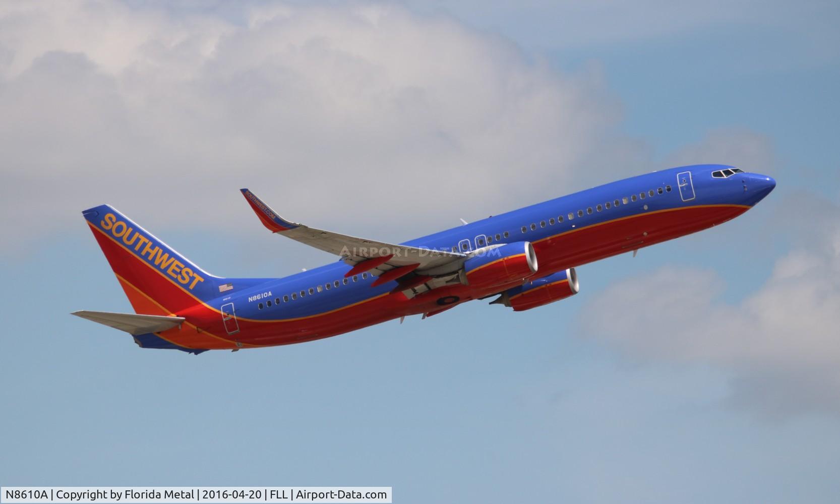 N8610A, 2013 Boeing 737-8H4 C/N 36635, Southwest