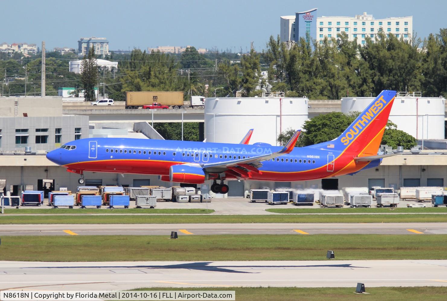 N8618N, 2013 Boeing 737-8H4 C/N 36915, Southwest
