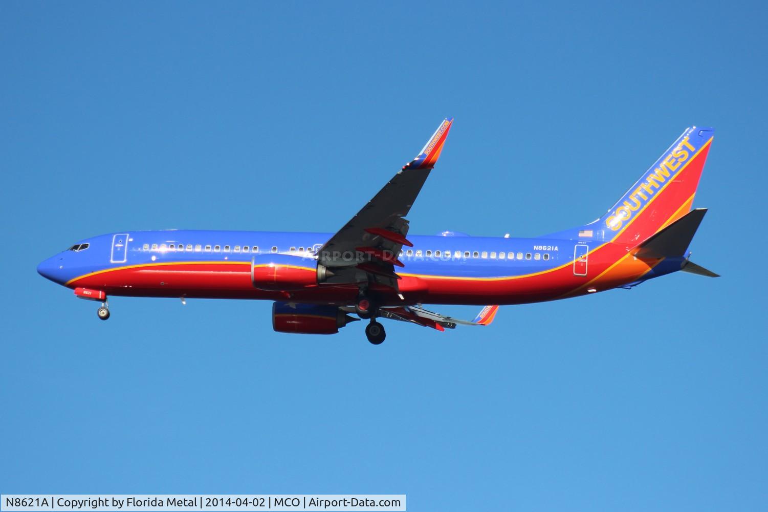 N8621A, 2013 Boeing 737-8H4 C/N 36917, Southwest