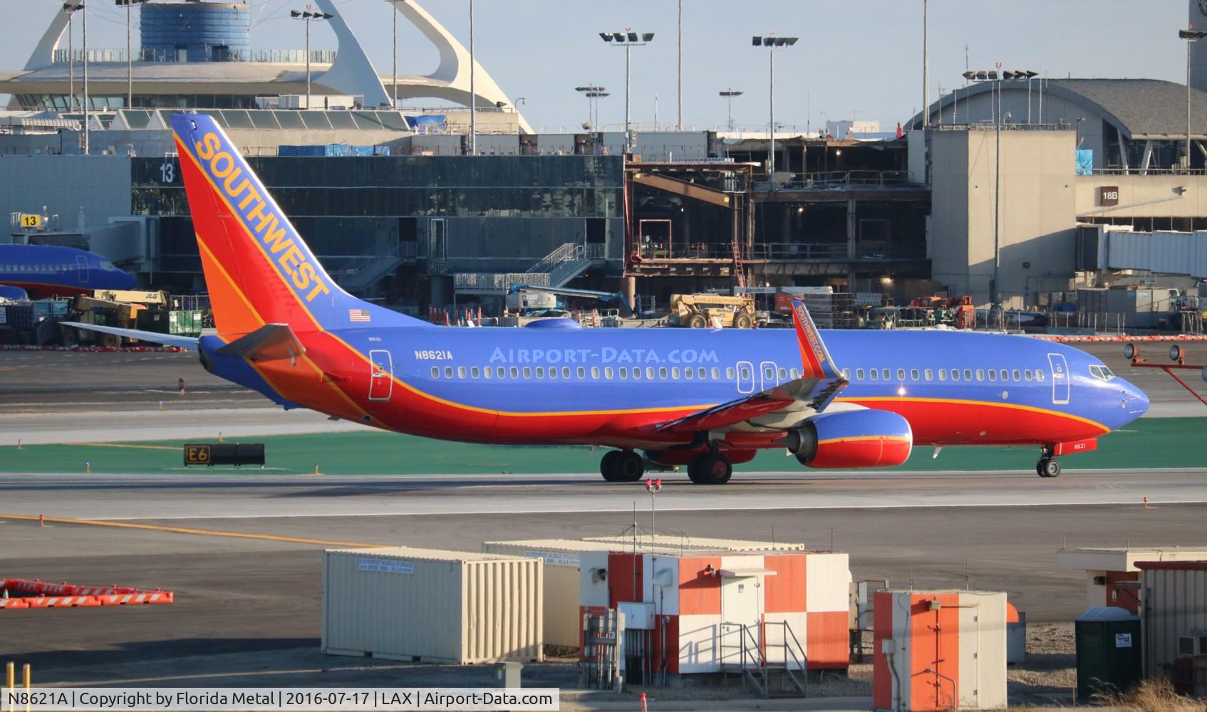 N8621A, 2013 Boeing 737-8H4 C/N 36917, Southwest