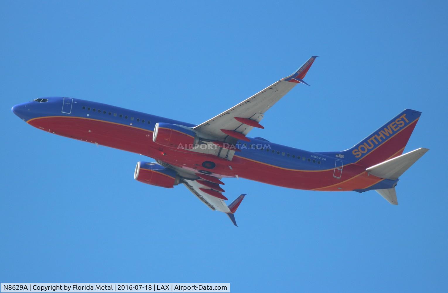 N8629A, 2014 Boeing 737-8H4 C/N 36897, Southwest