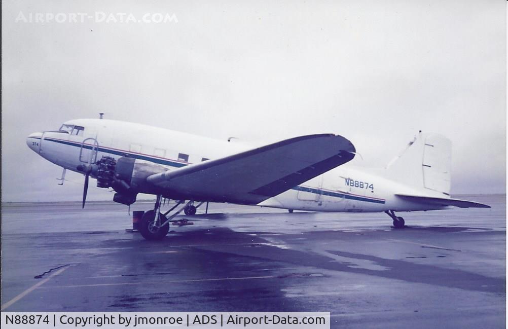 N88874, 1944 Douglas DC3C (C-47A) C/N 12693, Scanned from Print