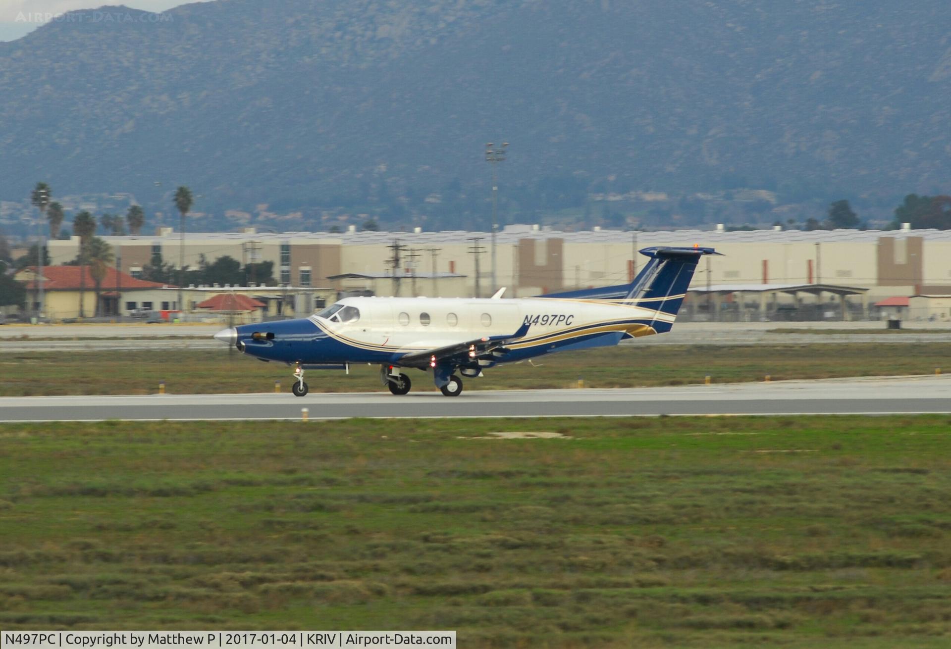 N497PC, 2003 Pilatus PC-12/45 C/N 497, OMAHA 97 Departs IFR