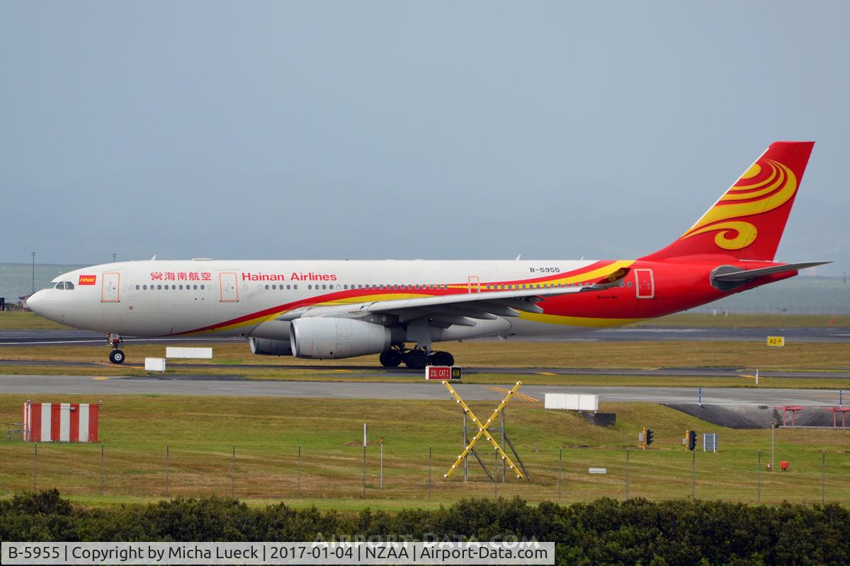 B-5955, 2014 Airbus A330-243 C/N 1558, At Auckland