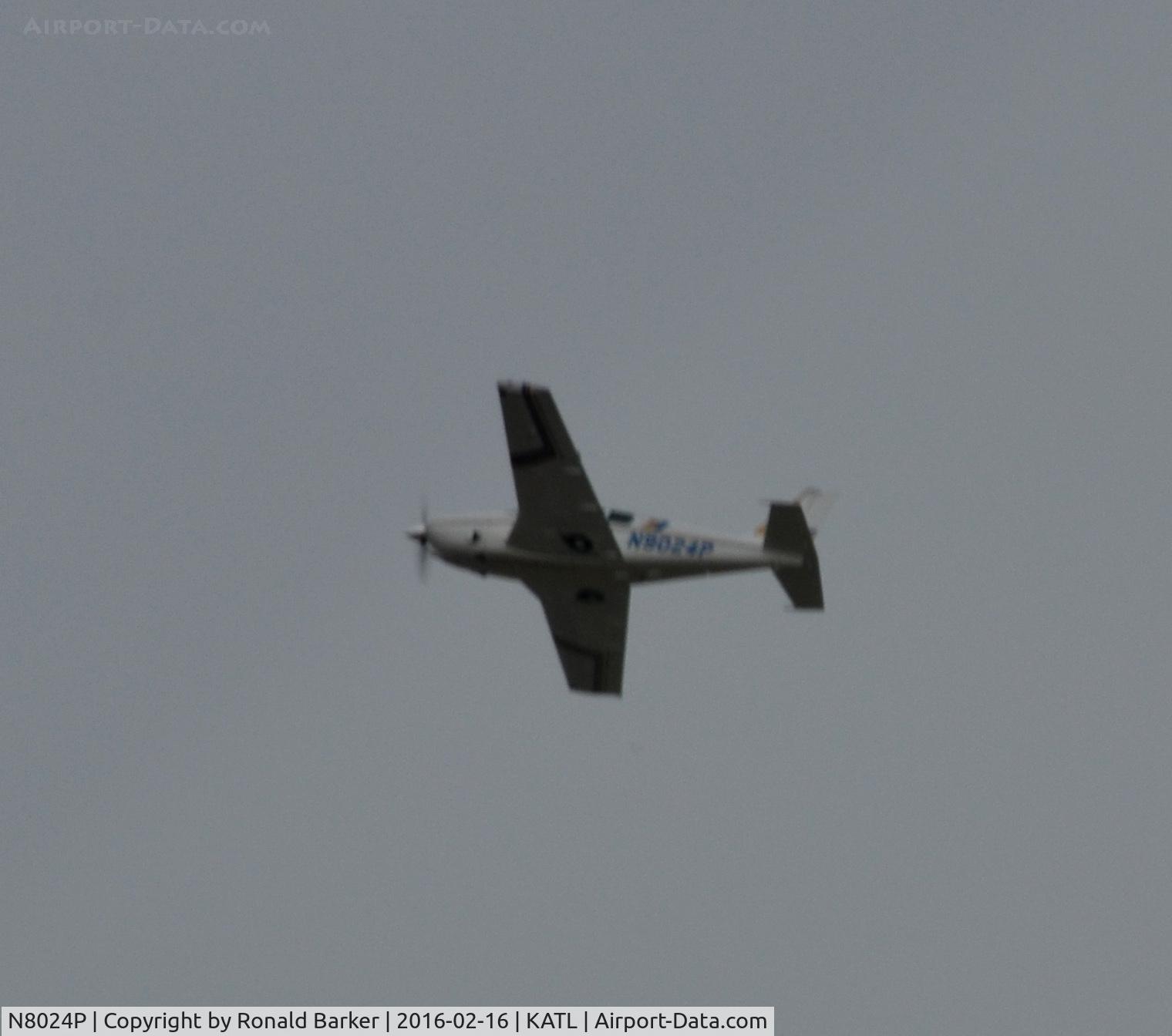 N8024P, 1963 Piper PA-24-250 Comanche C/N 24-3268, Takeoff Atlanta