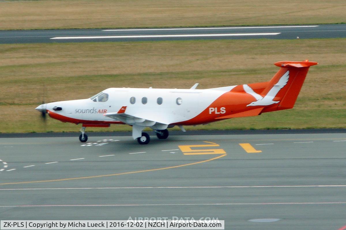 ZK-PLS, 2000 Pilatus PC-12/45 C/N 363, At Christchurch