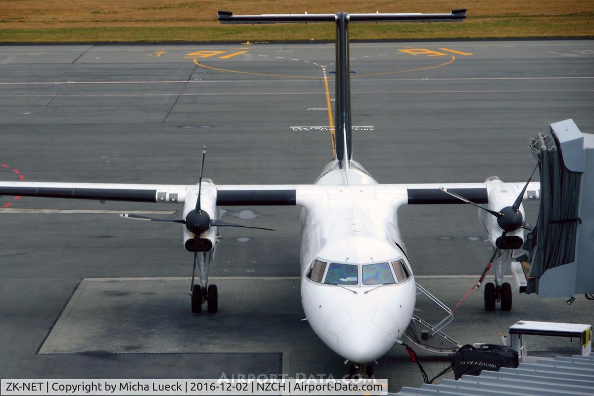 ZK-NET, 2007 De Havilland Canada DHC-8-311 Dash 8 C/N 642, At Christchurch