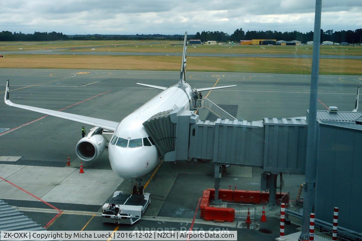ZK-OXK, 2015 Airbus A320-232 C/N 6706, At Christchurch