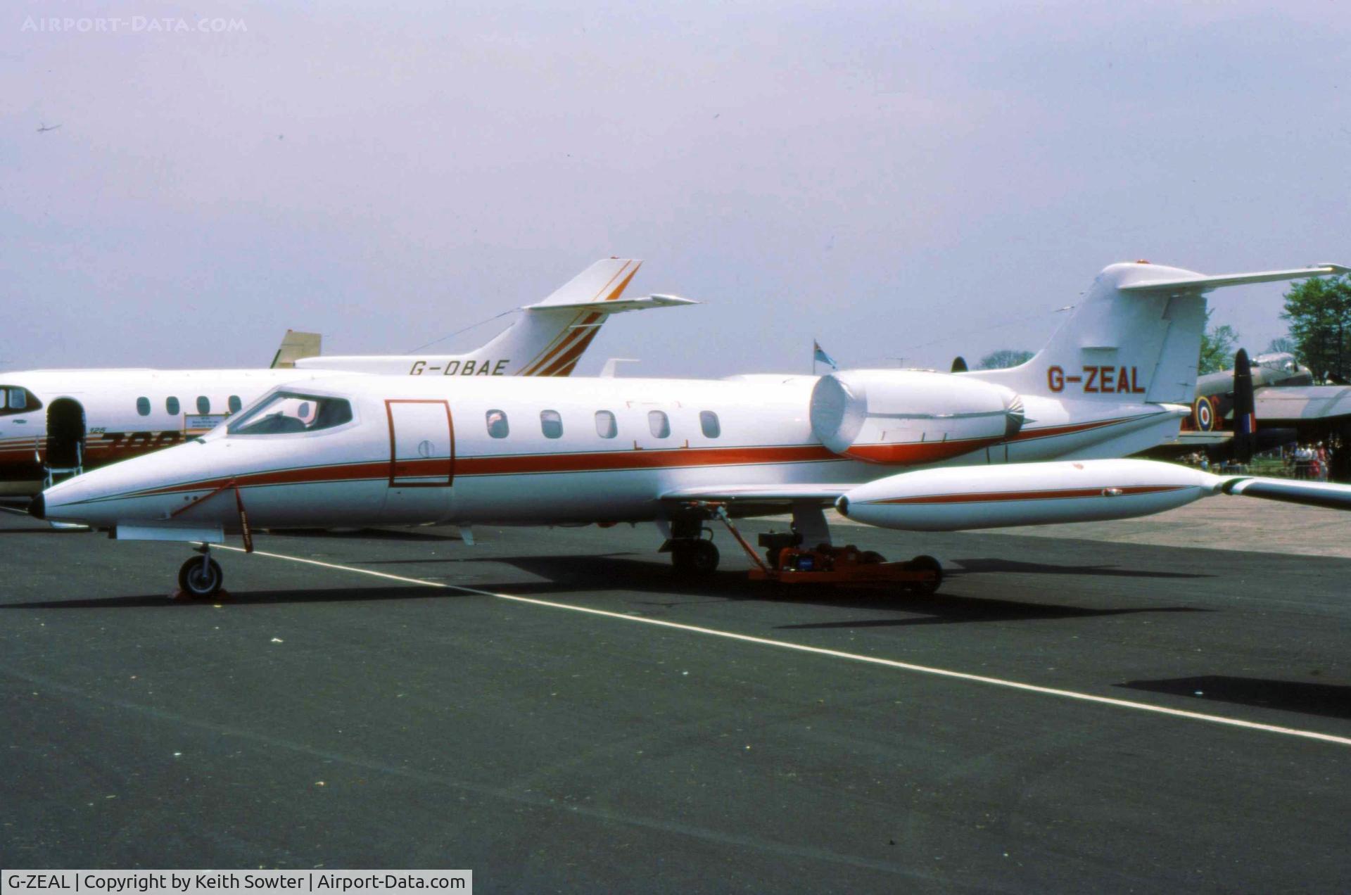 G-ZEAL, 1980 Gates Learjet 35A C/N 35A-275, Biggein Hill air show