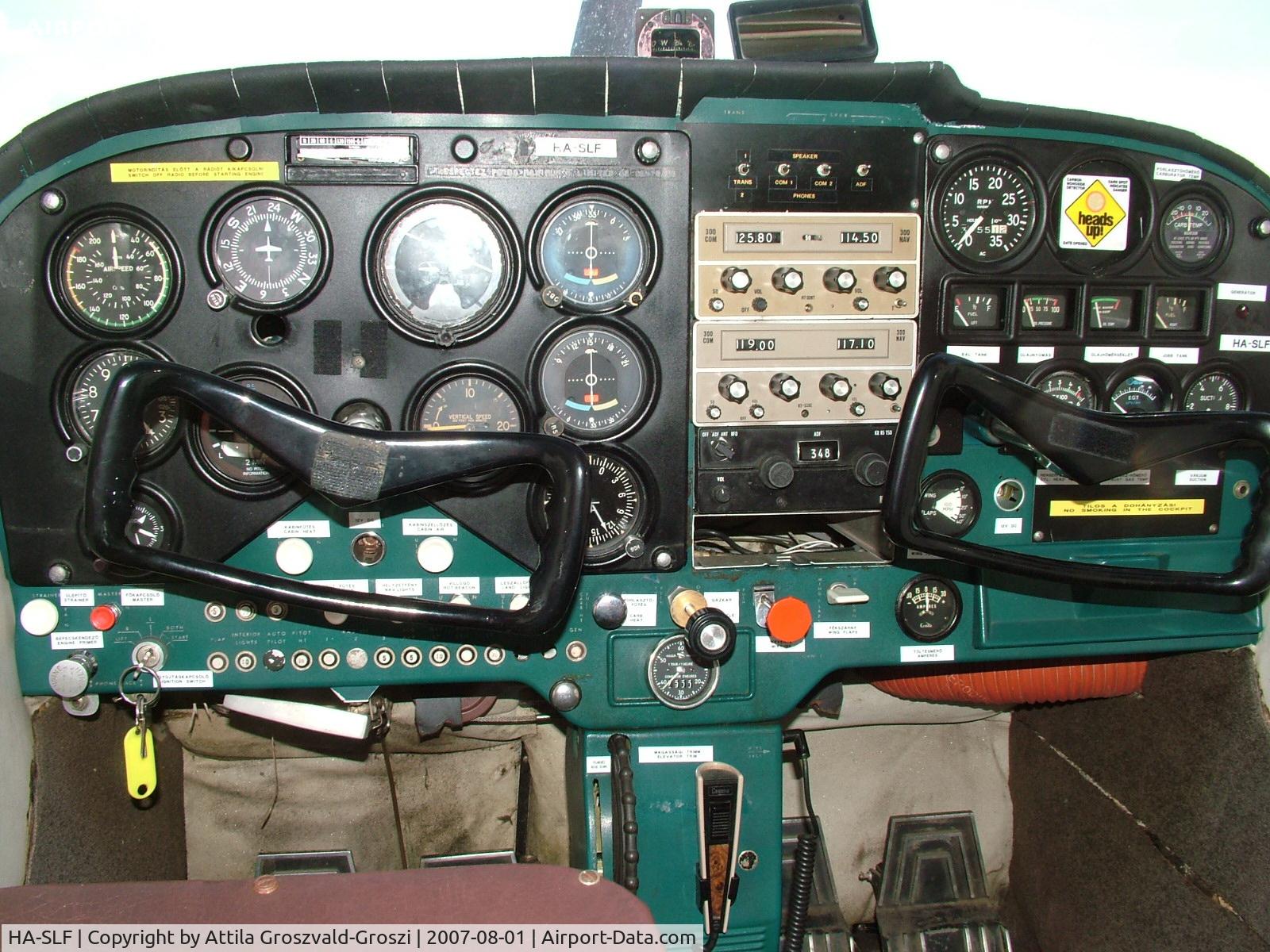 HA-SLF, 1964 Reims F172F Skyhawk C/N F172-0140, Siófok-Kiliti, Papkutapuszta Airfield, Hungary