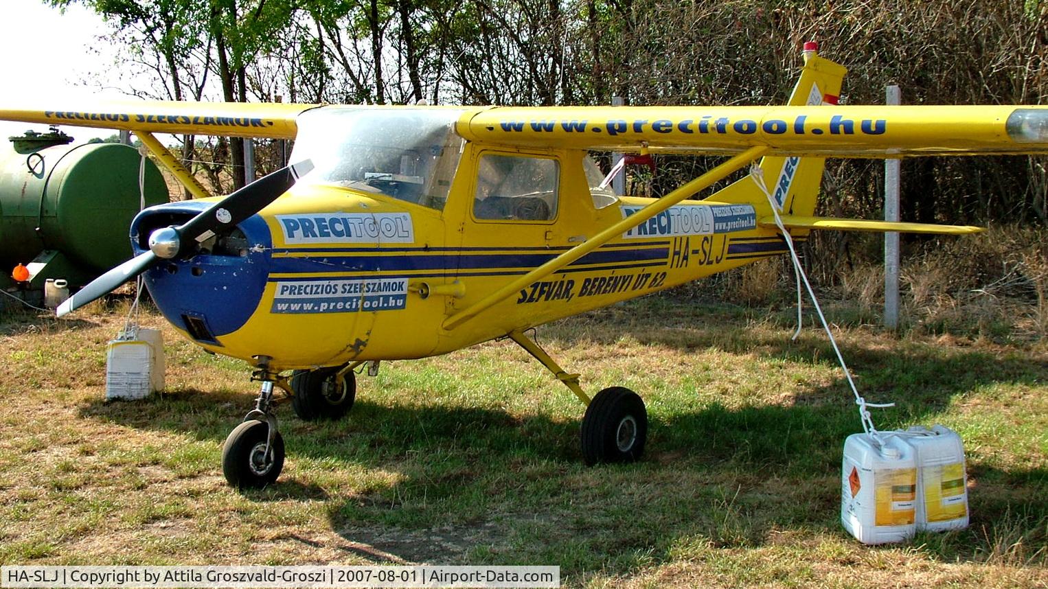 HA-SLJ, 1965 Cessna 150F C/N 150-62039, Siófok-Kiliti, Papkutapuszta Airfield, Hungary