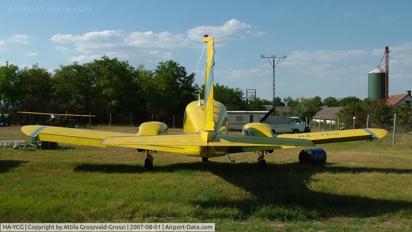HA-YCG, 1960 Piper PA-23-250 Aztec C/N 27-334, Siófok-Kiliti, Papkutapuszta Airfield, Hungary